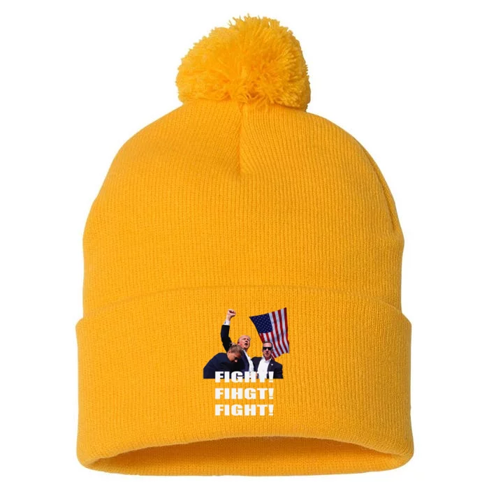 I Fully Endorse President Trump Pom Pom 12in Knit Beanie