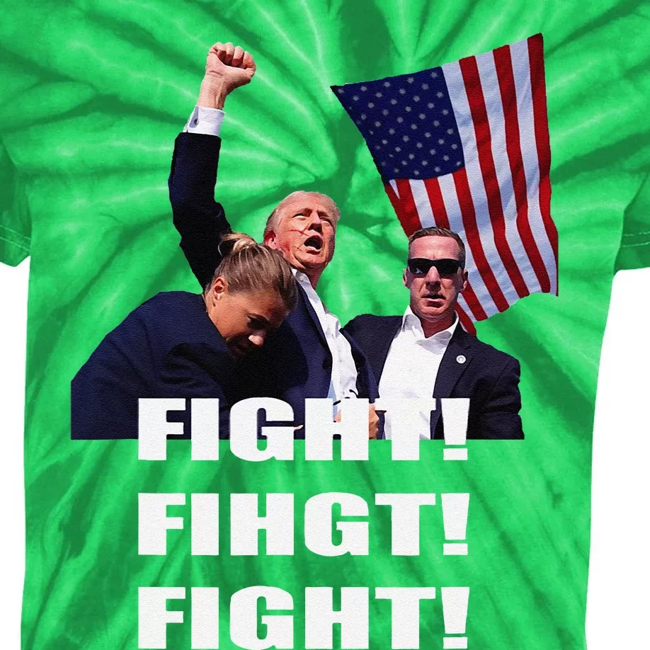 I Fully Endorse President Trump Kids Tie-Dye T-Shirt