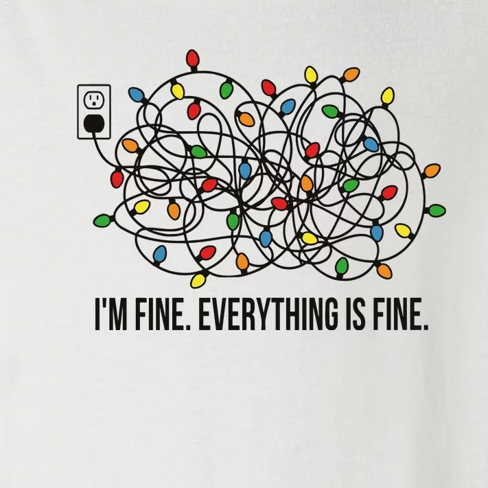 Im Fine Everything Is Fine Toddler Long Sleeve Shirt