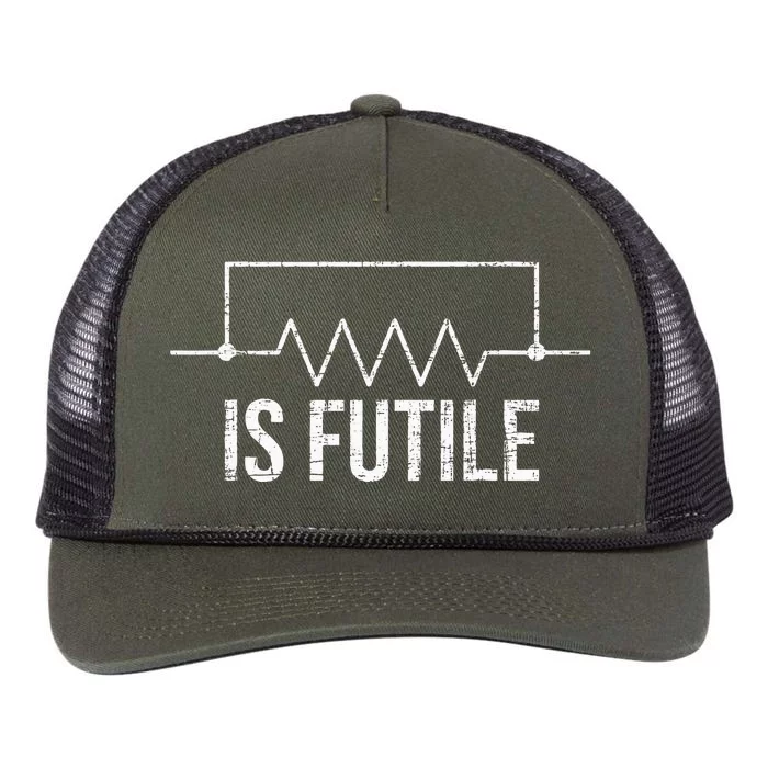 Is Futile Electrician Tools Wireman Wiring Mechanic Retro Rope Trucker Hat Cap