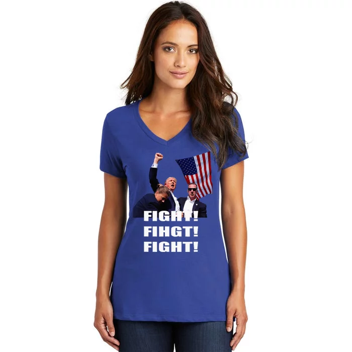 I Fully Endorse President Trump Women's V-Neck T-Shirt