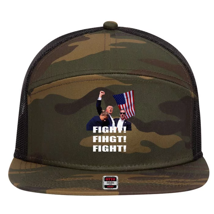 I Fully Endorse President Trump 7 Panel Mesh Trucker Snapback Hat