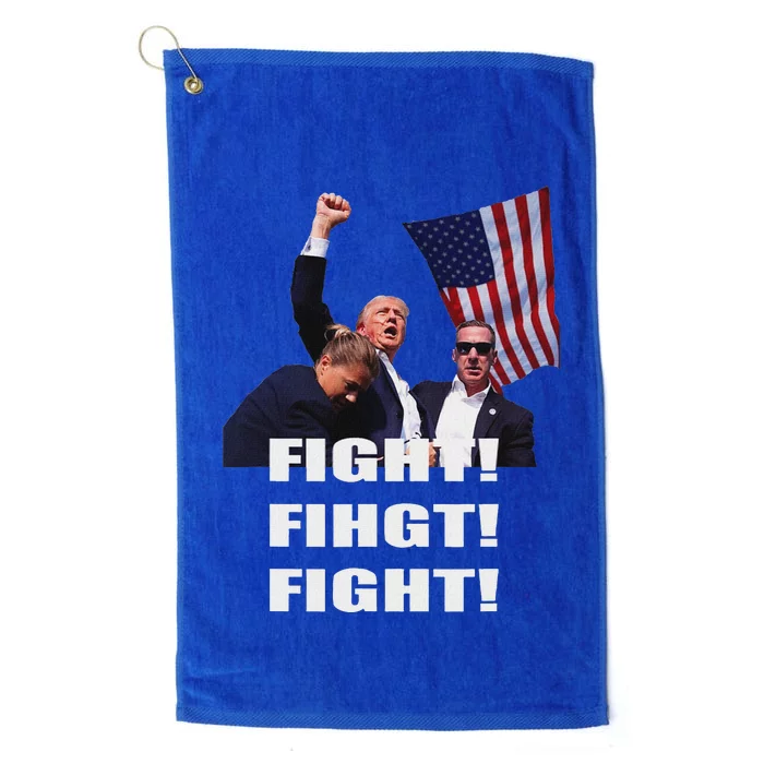 I Fully Endorse President Trump Support Platinum Collection Golf Towel