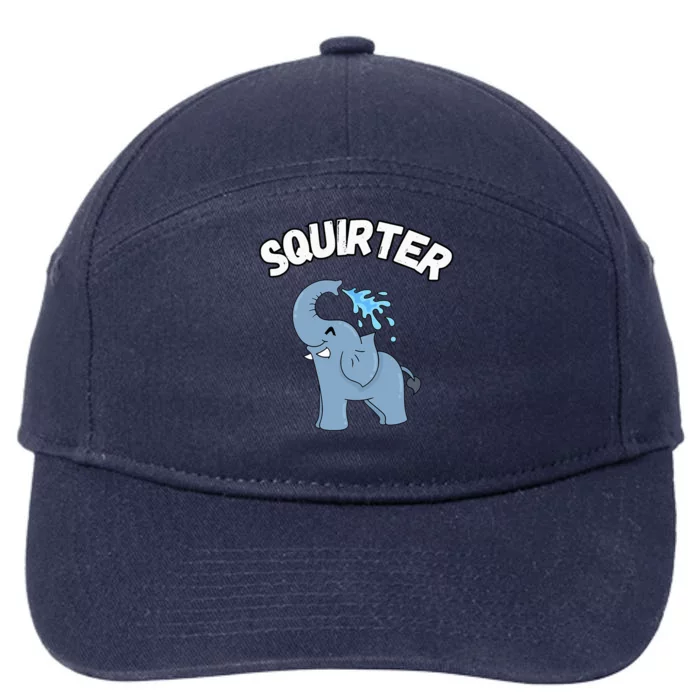 Inappropriate Funny Embarrassing 7-Panel Snapback Hat