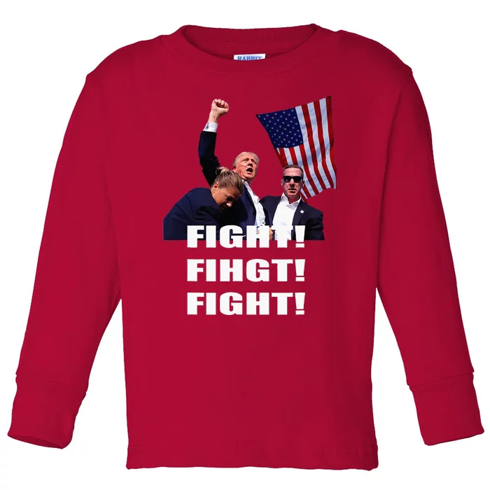 I Fully Endorse President Trump Toddler Long Sleeve Shirt