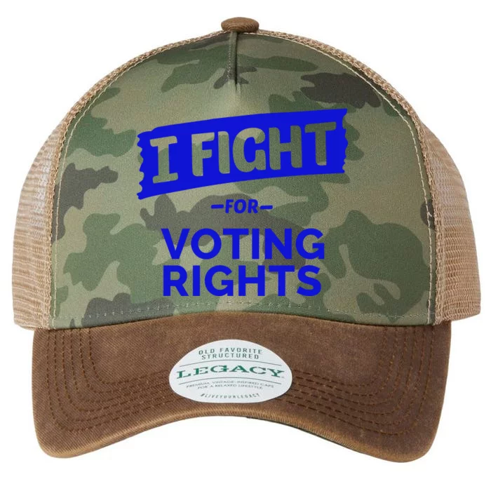 I Fight For Voting Rights Legacy Tie Dye Trucker Hat