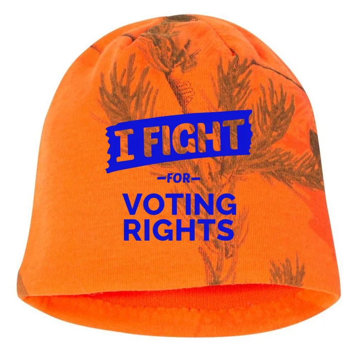 I Fight For Voting Rights Kati - Camo Knit Beanie