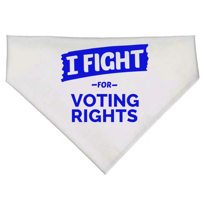 I Fight For Voting Rights USA-Made Doggie Bandana