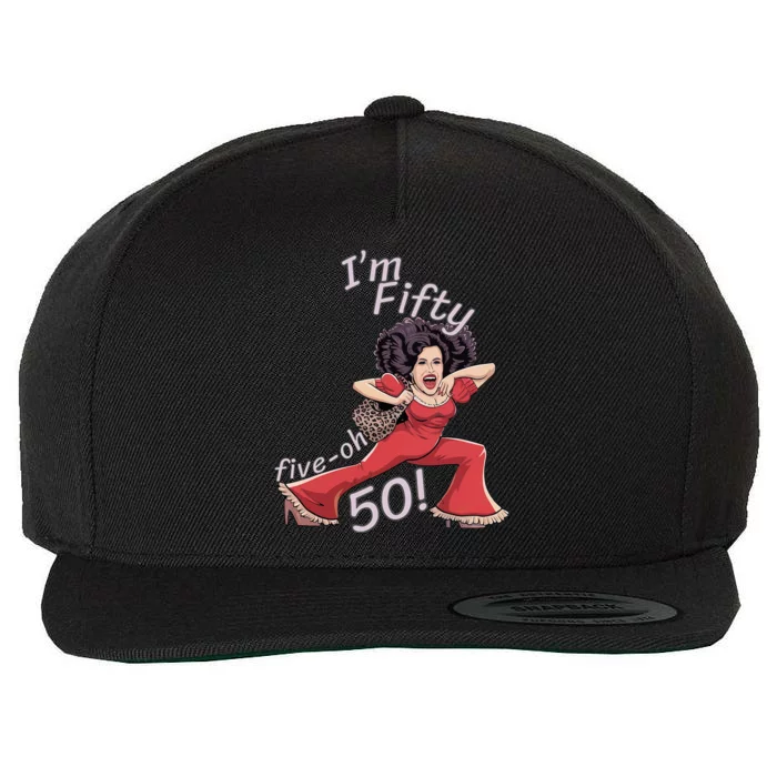 I’M Fifty Fiveoh 50 Wool Snapback Cap