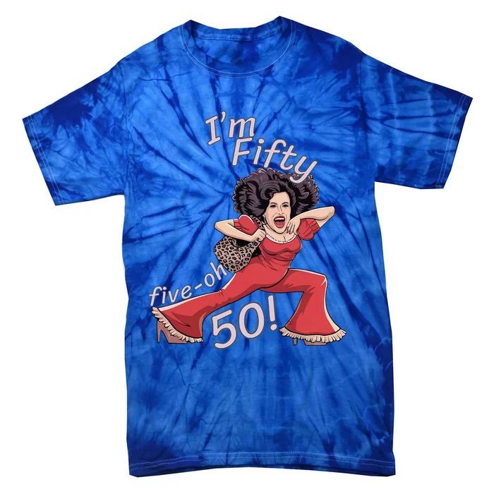 I’M Fifty Fiveoh 50 Tie-Dye T-Shirt