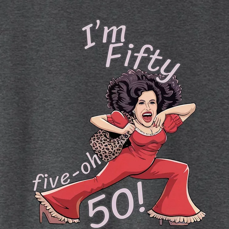 I’M Fifty Fiveoh 50 Women's Crop Top Tee