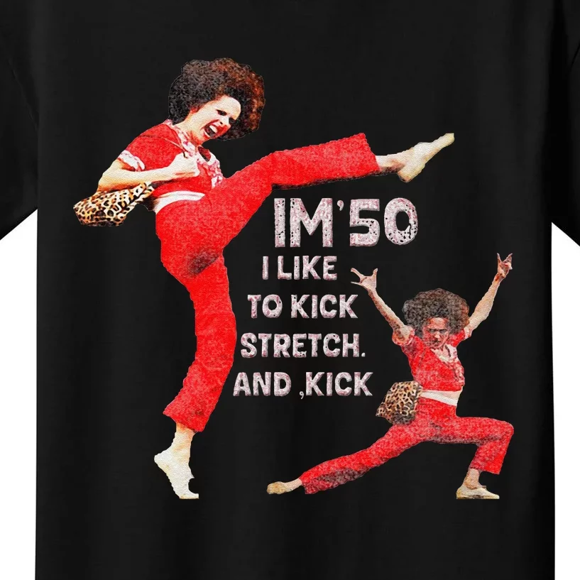 I’M Fifty Five Oh 50 Funny Sally Kick Lady O’Malley Birthday Kids T-Shirt