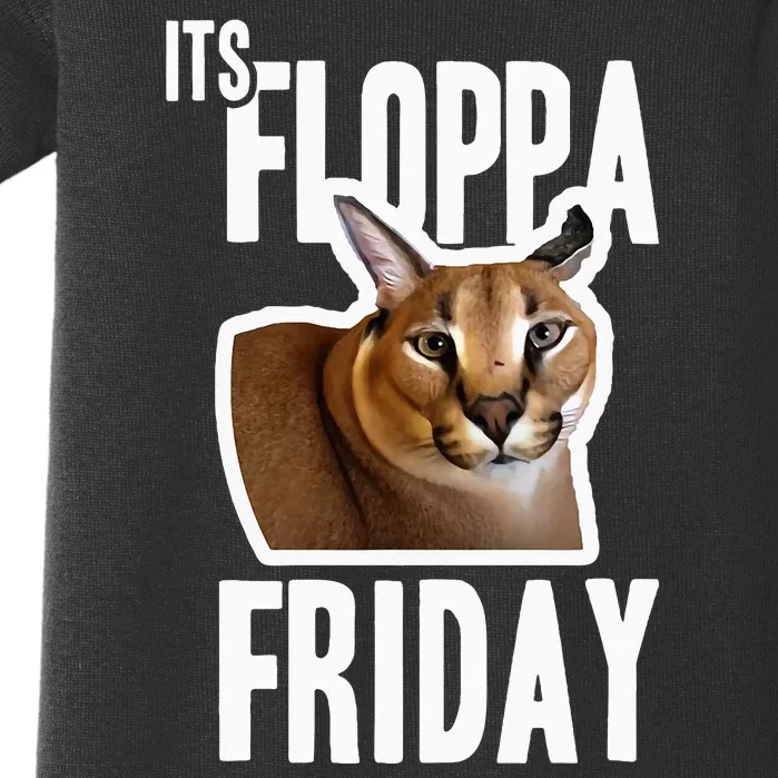 Its Floppa Friday Meme Baby Bodysuit