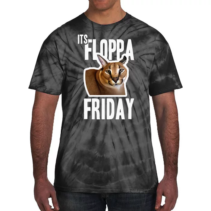 Its Floppa Friday Meme Tie-Dye T-Shirt