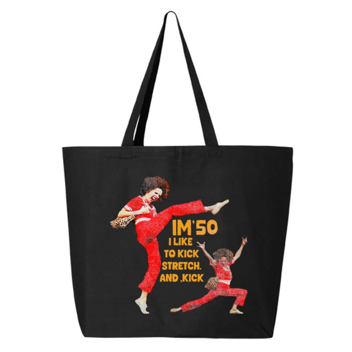 I’M Fifty Five Oh 50 Funny Sally Kick Lady O’Malley Birthday 25L Jumbo Tote