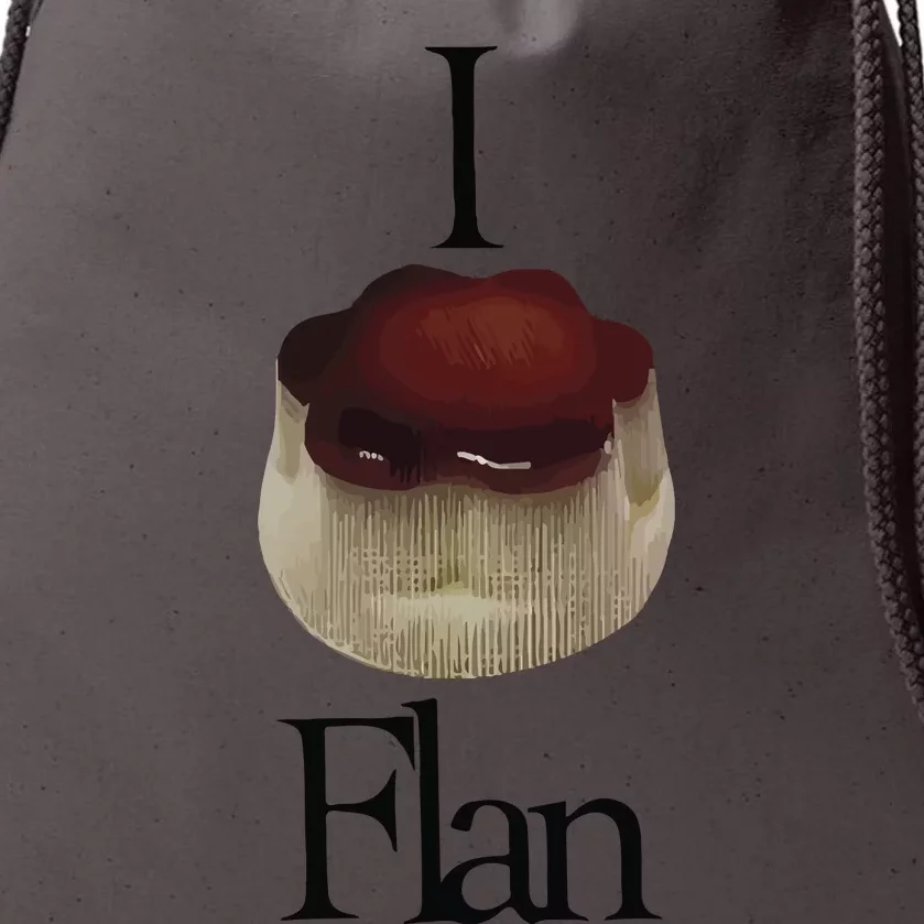 I Flan Flan Drawstring Bag