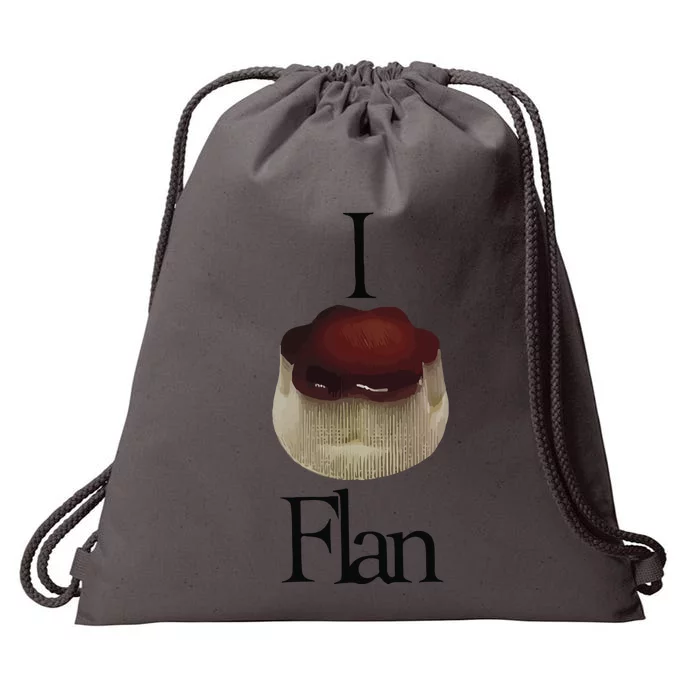 I Flan Flan Drawstring Bag