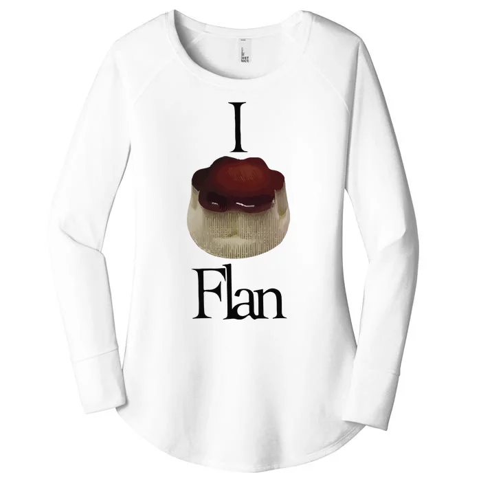 I Flan Flan Women's Perfect Tri Tunic Long Sleeve Shirt