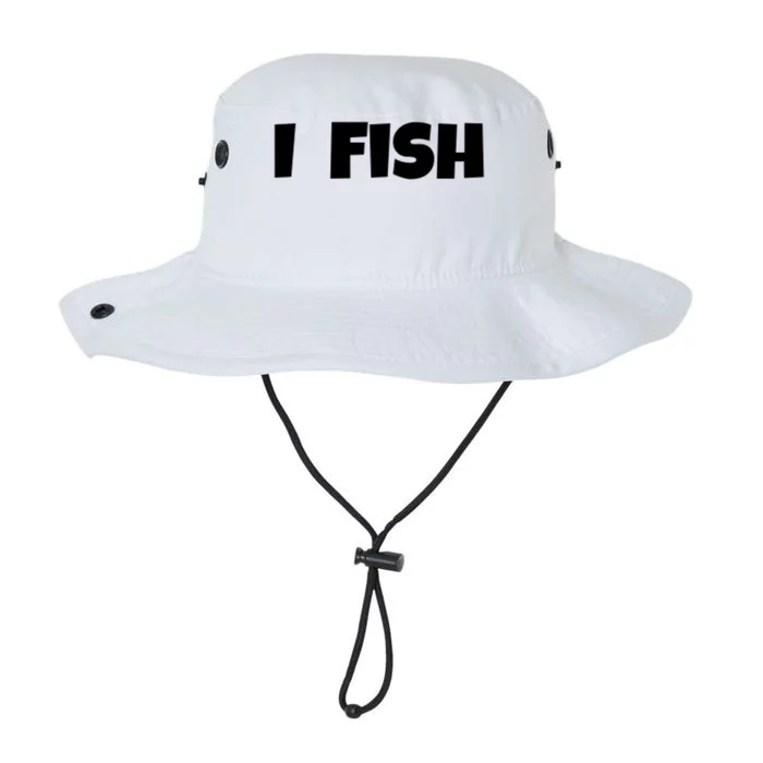 I Fish Fisher Cute Gift Legacy Cool Fit Booney Bucket Hat