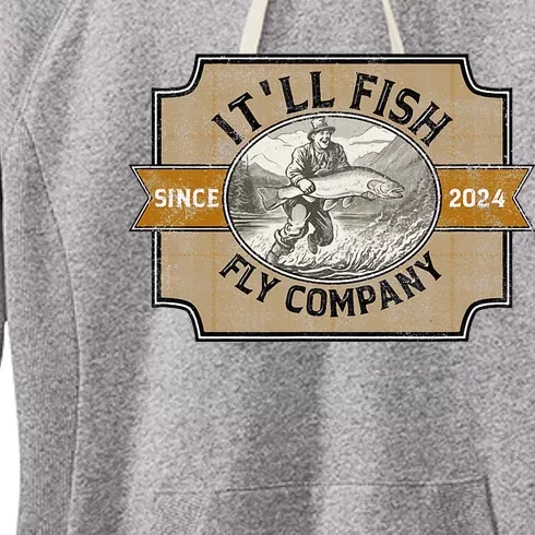 ItLl Fish Fly Company Women's Fleece Hoodie