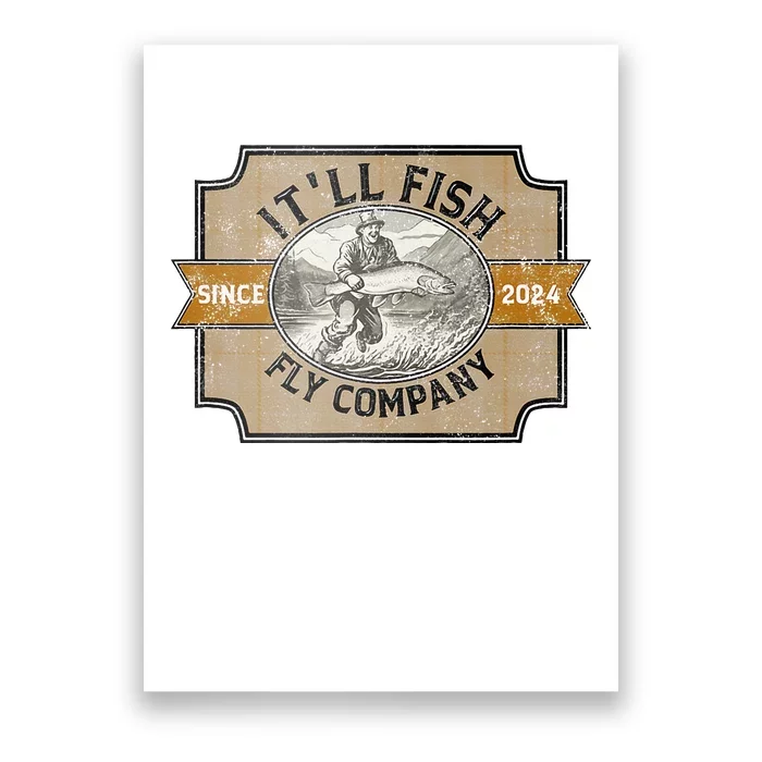 ItLl Fish Fly Company Poster