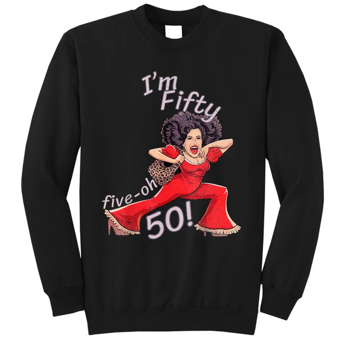 Im Fifty Fiveoh 50 Sally Kick Lady Omalley Birthday Sweatshirt