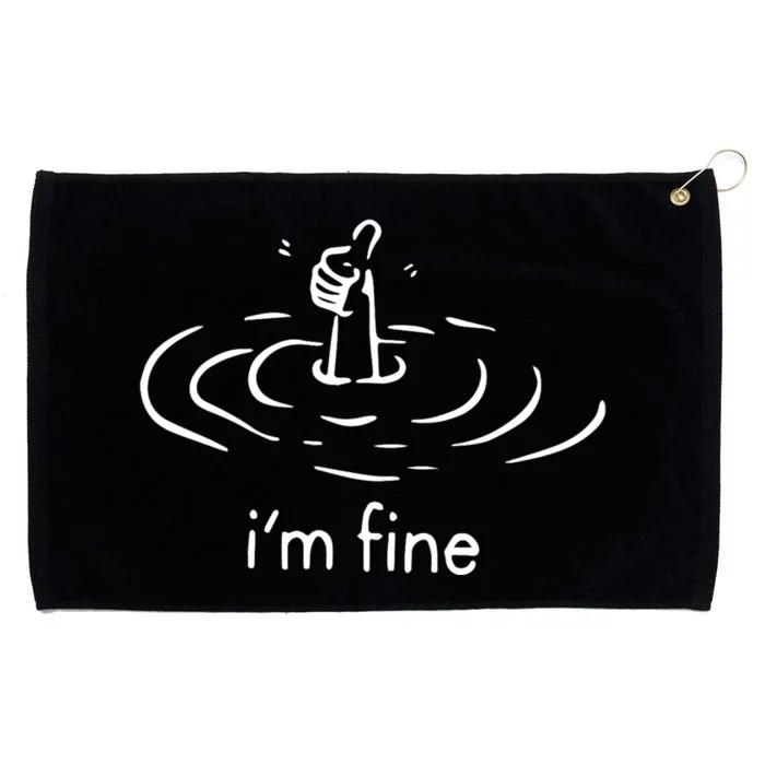 IM Fine Funny Grommeted Golf Towel