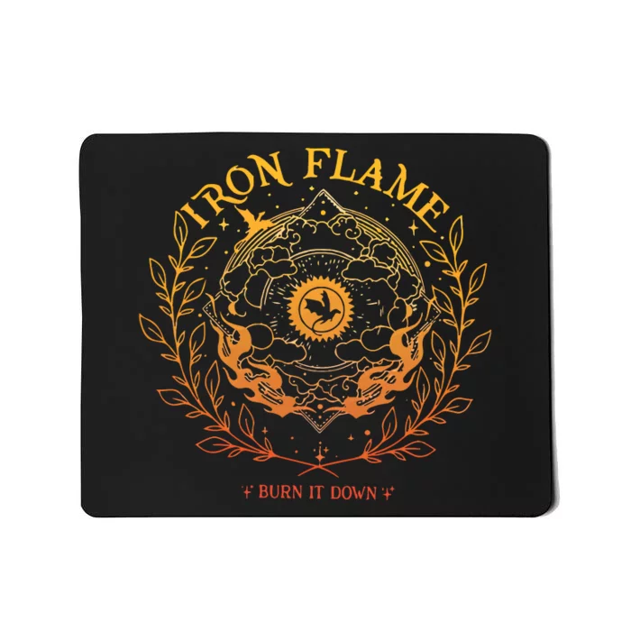 Iron Flame Fourth Wing Rebecca Yarros Dragon Mousepad