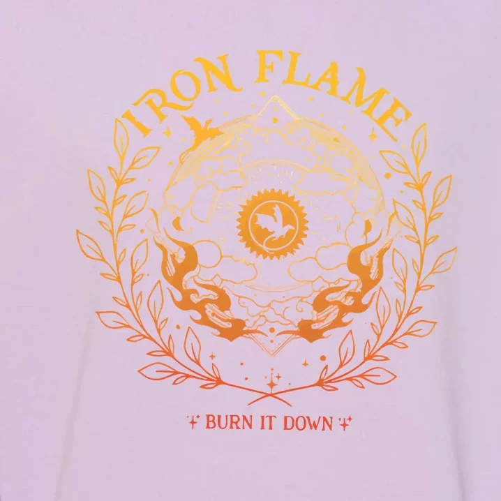 Iron Flame Fourth Wing Rebecca Yarros Dragon Garment-Dyed Sweatshirt