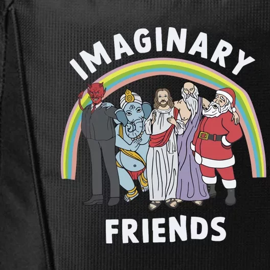 Imaginary Friends Funny Religion City Backpack