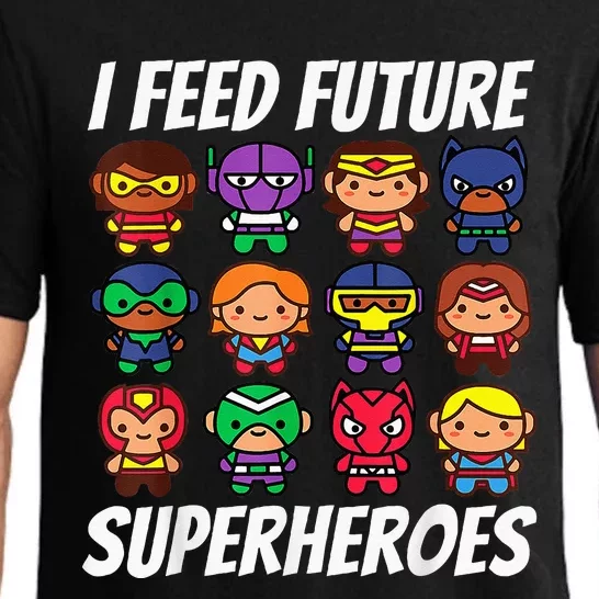 I Feed Future Superheroes School Lunch Lady Squad Pajama Set