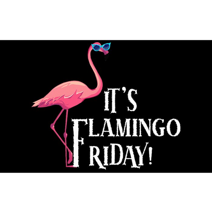 It’S Flamingo Friday Birds Wearing Glasses Bird Lover Bumper Sticker