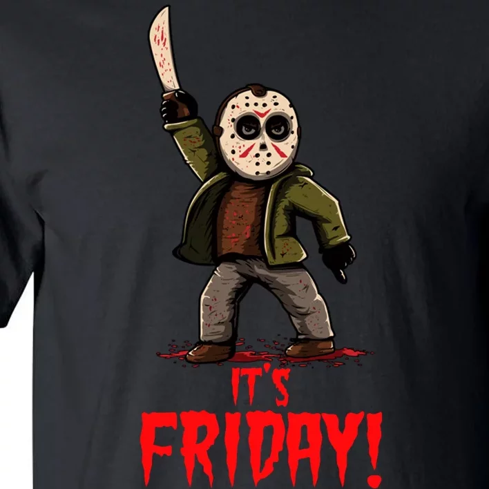 It's Friday Funny Halloween Horror Movie Tall T-Shirt