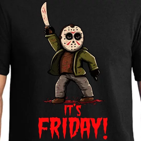 It's Friday Funny Halloween Horror Movie Pajama Set