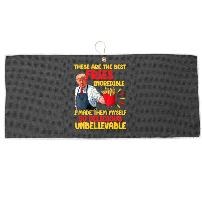 Incredible Fries Funny Quote Large Microfiber Waffle Golf Towel