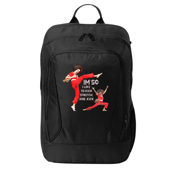 I’M Fifty Fiveoh 50 Funny Sally Kick Lady O’Malley Birthday City Backpack