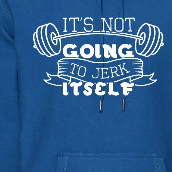 Inappropriate Funny Gift Its Not Going To Jerk Its Workout Cute Gift Premium Hoodie