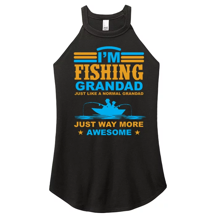 I'm Fishing Grandad T Women’s Perfect Tri Rocker Tank