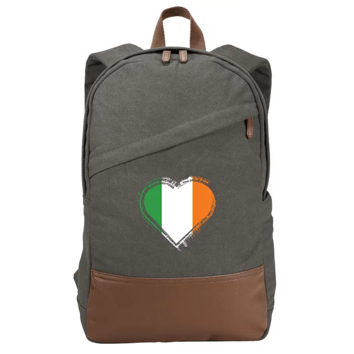 Ireland Flag Gift Irish Flag Gift Cotton Canvas Backpack