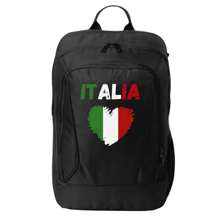 Italy Flag Holiday Italy Heart Italian Flag City Backpack