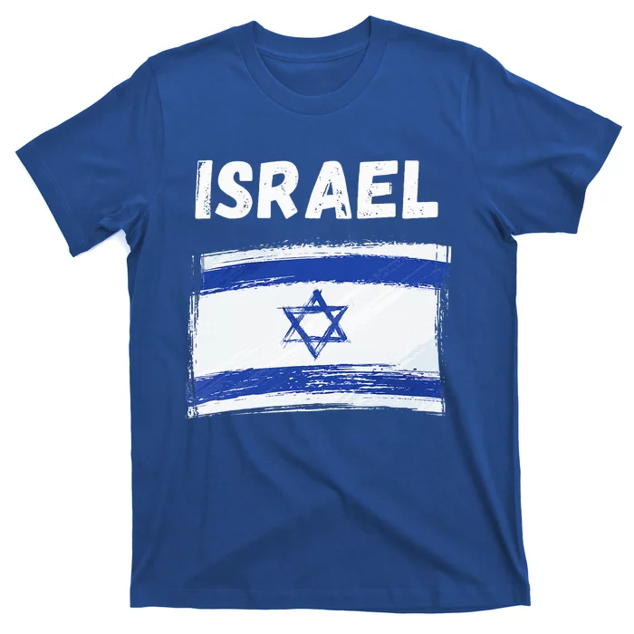 Israel Flag Holiday Vintage Grunge Israeli Flag T-Shirt