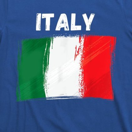 Italy Flag Holiday Vintage Grunge Italian Flag T-Shirt