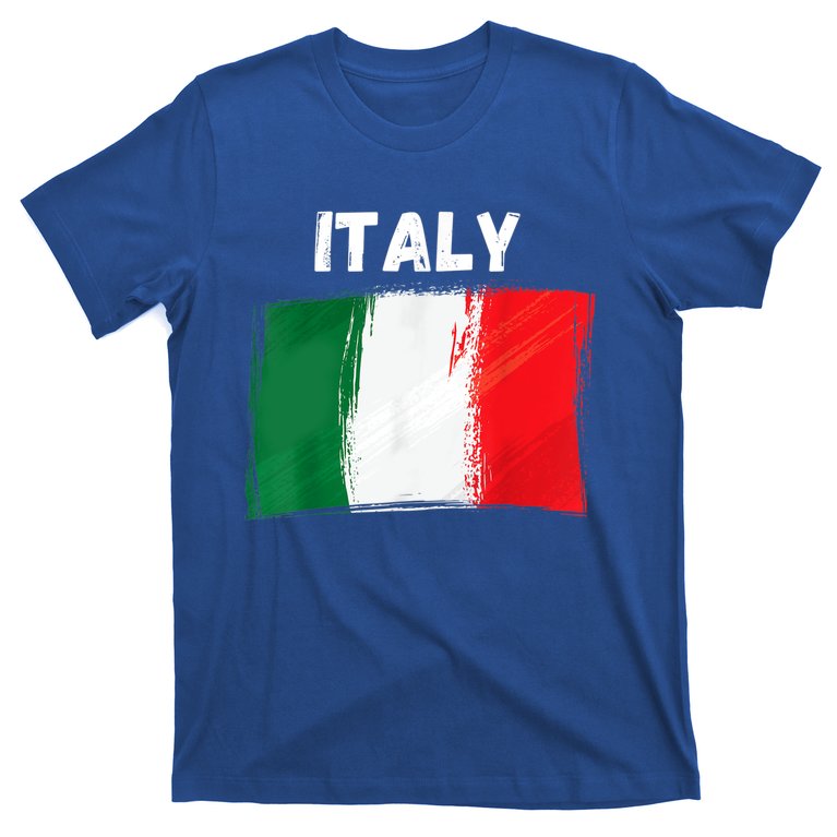 Italy Flag Holiday Vintage Grunge Italian Flag T-Shirt