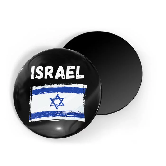 Israel Flag Holiday Vintage Grunge Israeli Flag Magnet