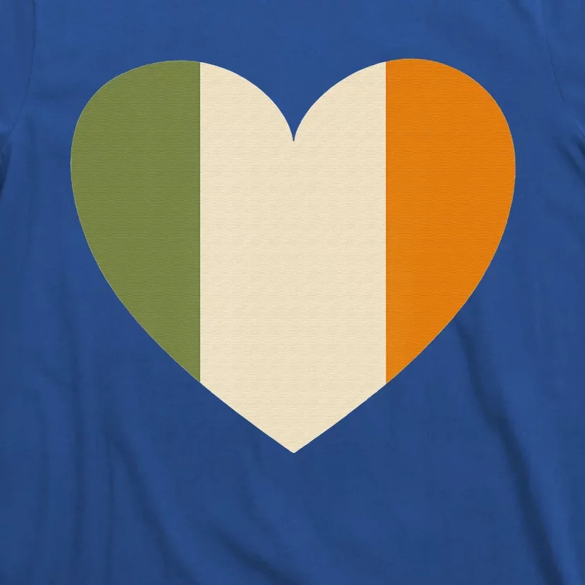 Irish Flag Heart St. Patricks Day Gift T-Shirt