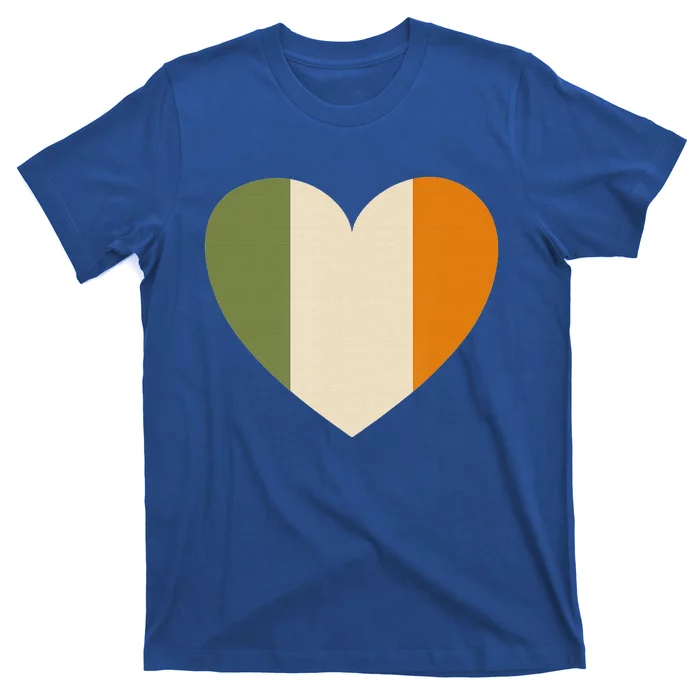 Irish Flag Heart St. Patricks Day Gift T-Shirt