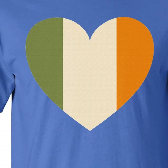 Irish Flag Heart St. Patricks Day Gift Tall T-Shirt