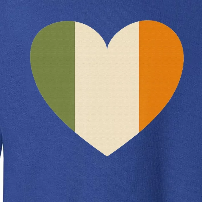 Irish Flag Heart St. Patricks Day Gift Toddler Sweatshirt