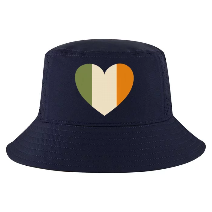 Irish Flag Heart St. Patricks Day Gift Cool Comfort Performance Bucket Hat