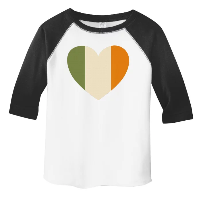 Irish Flag Heart St. Patricks Day Gift Toddler Fine Jersey T-Shirt